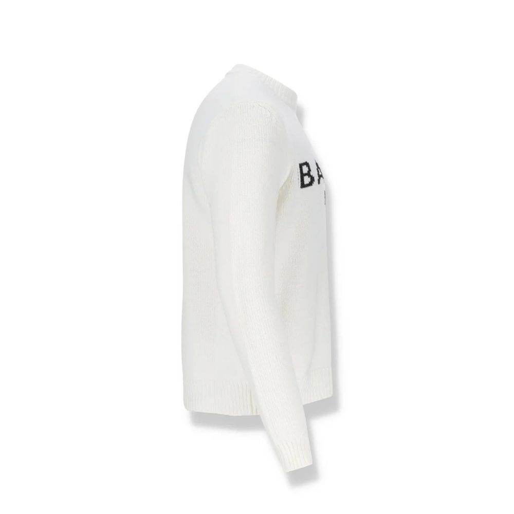 Balmain Cotton Logo Sweater - Hilstor