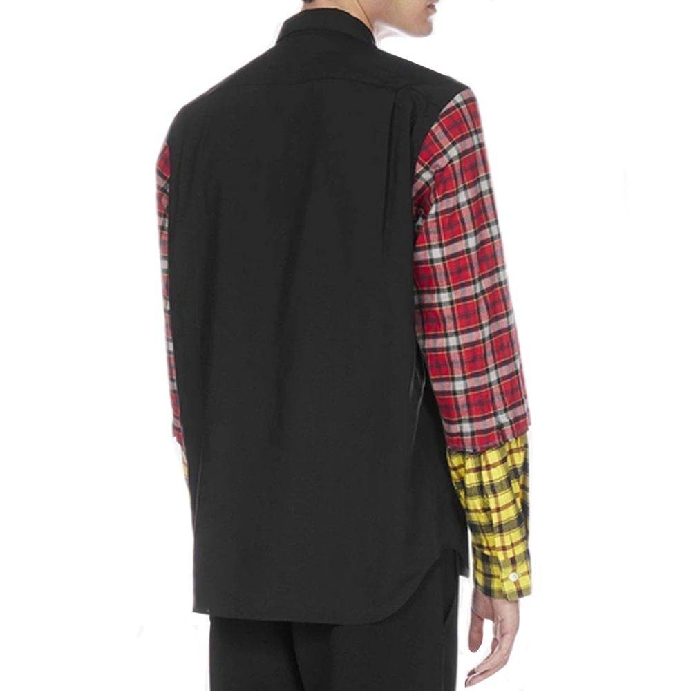 Comme Des Garçons Checked Sleeve Shirt - Hilstor