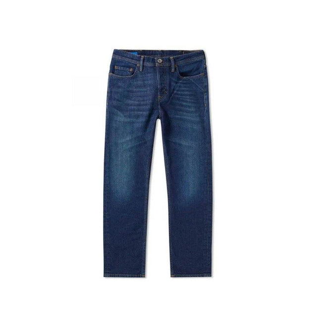 Acne Studios River Dark Blue Cotton Denim Jeans - Hilstor