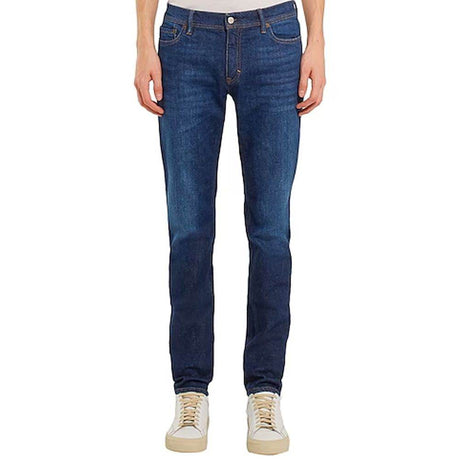 Acne Studios River Dark Blue Cotton Denim Jeans - Hilstor