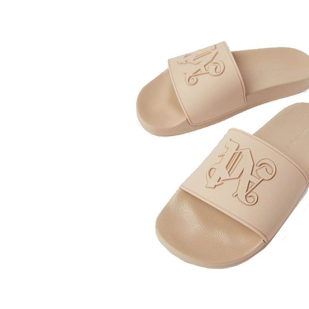 Palm Angels Monogram Pool Slides - Hilstor