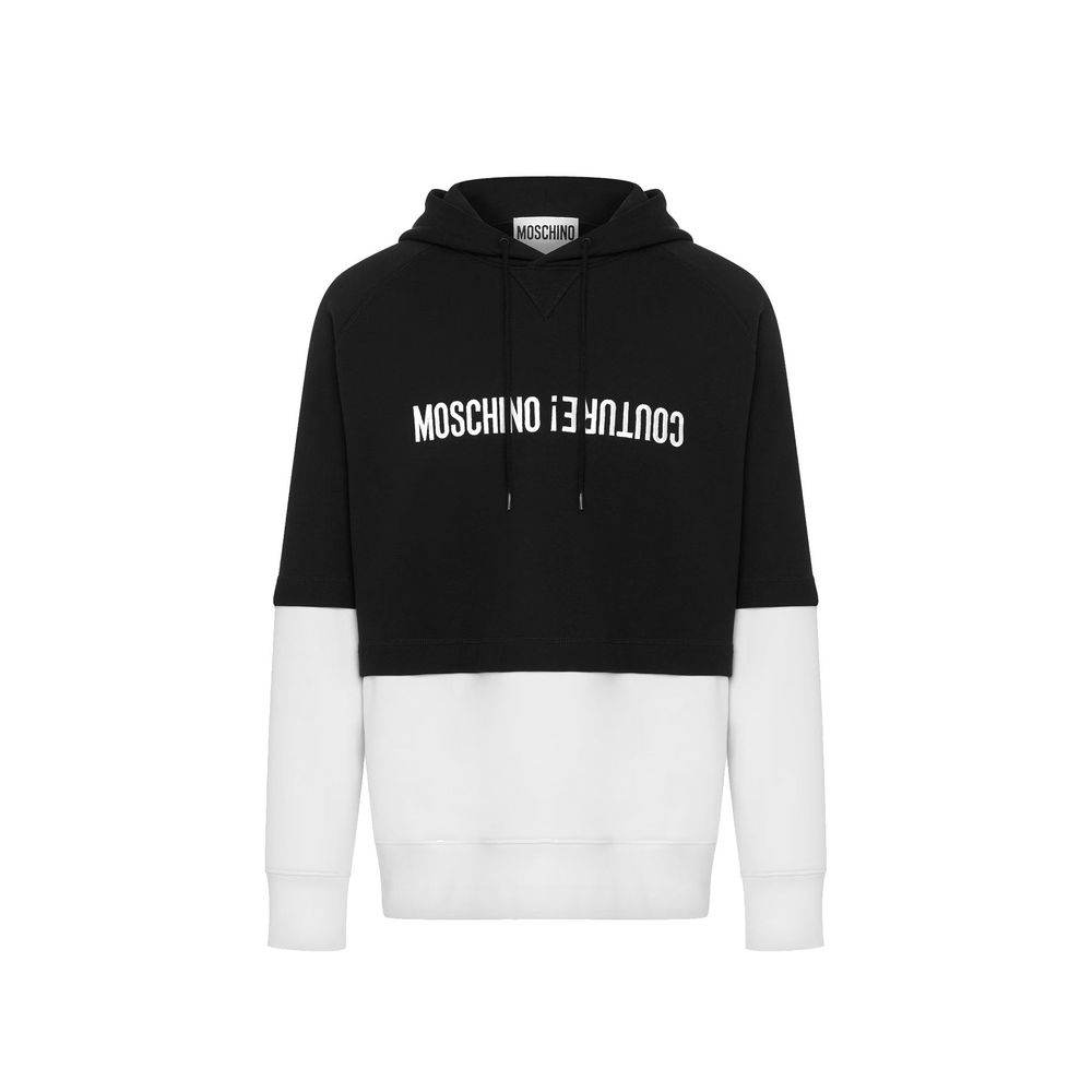 Moschino Cotton Hooded Sweatshirt - Hilstor