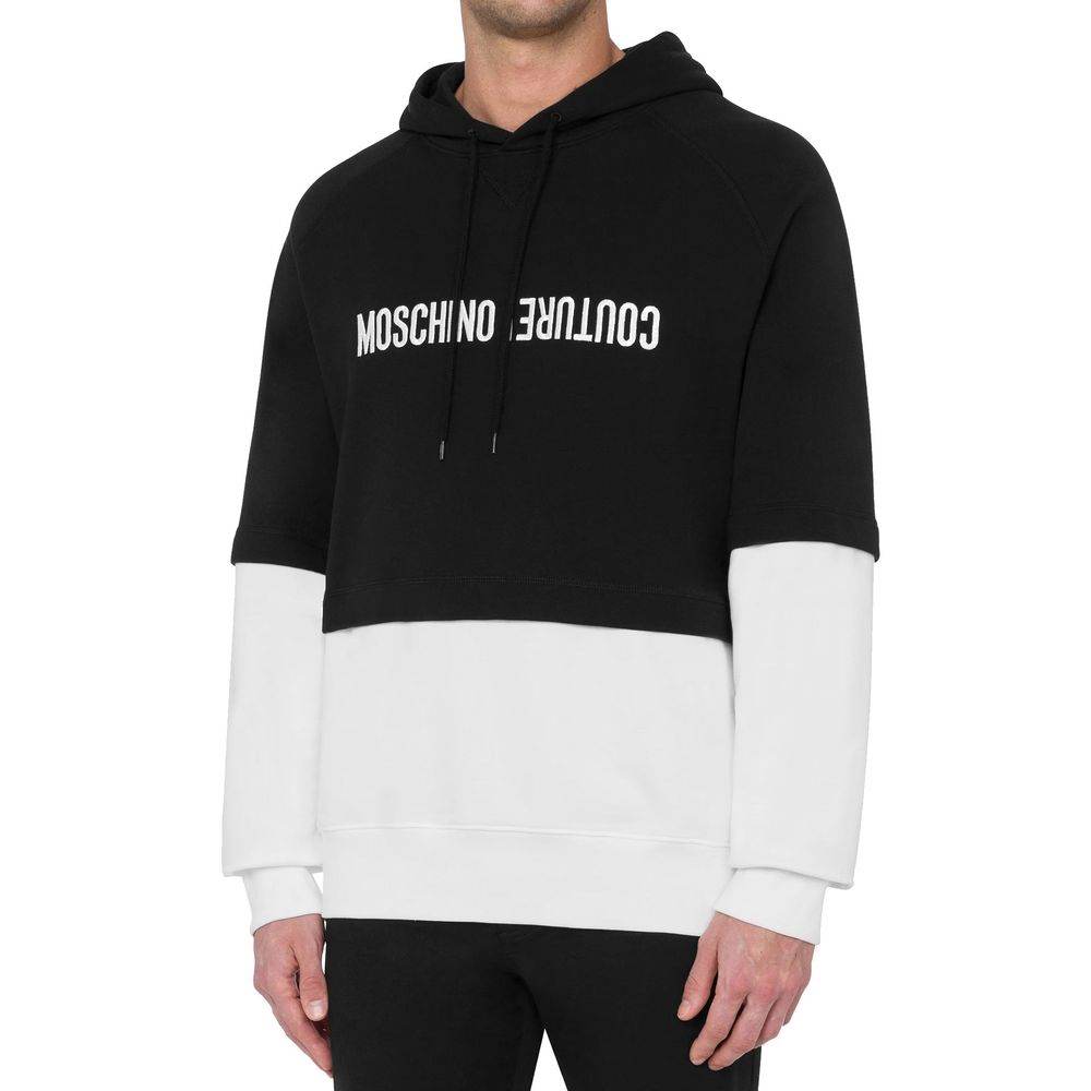 Moschino Cotton Hooded Sweatshirt - Hilstor