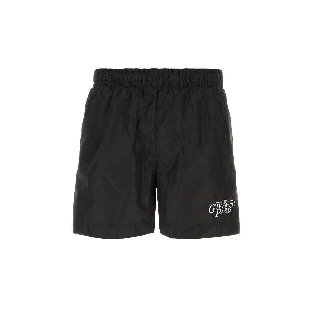 Givenchy Logo-Embroidered Swim Shorts - Hilstor
