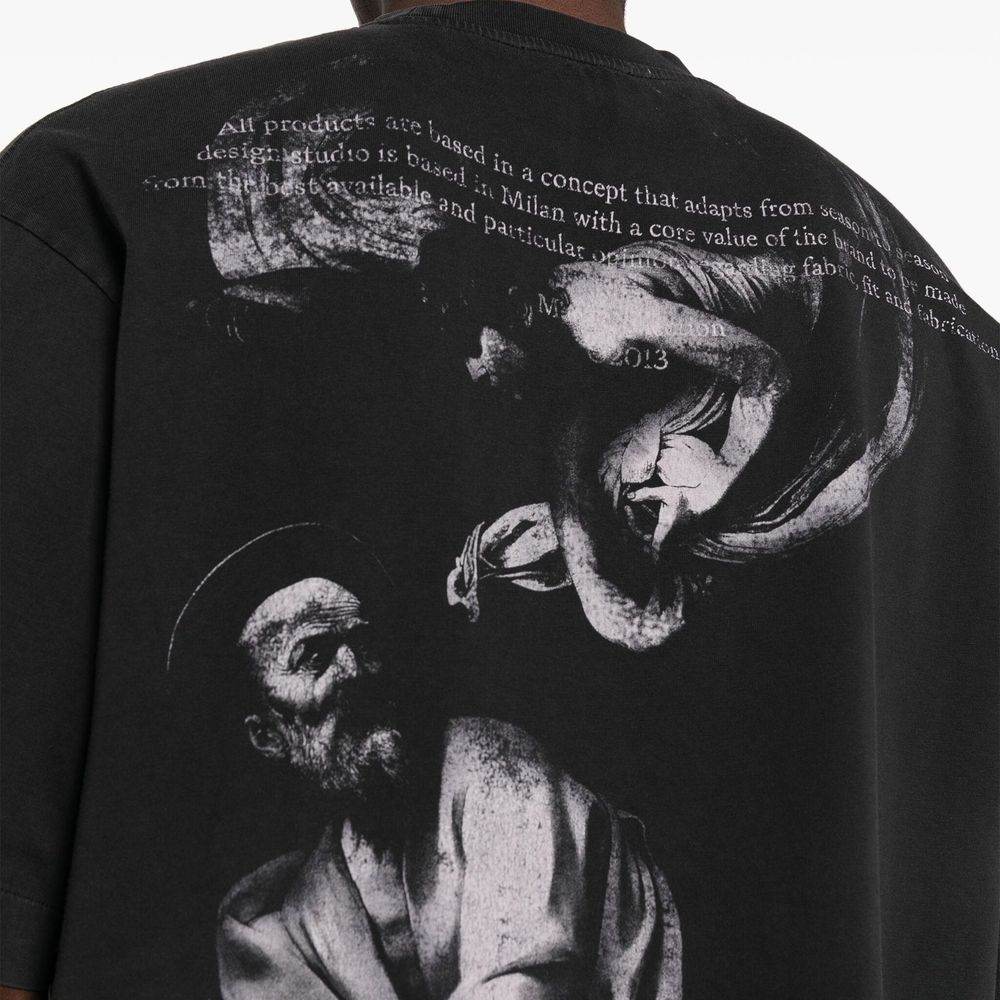 Off-White Off White S.Matthew Skate Logo-Print T-Shirt - Hilstor