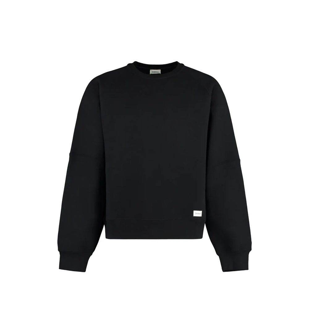 Saint Laurent Cotton Logo Sweatshirt - Hilstor