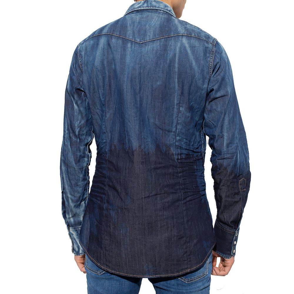 Dsquared² x Smiley Denim Shirt - Hilstor