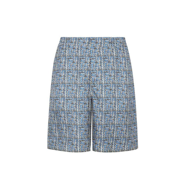 Fendi Printed Silk Shorts - Hilstor