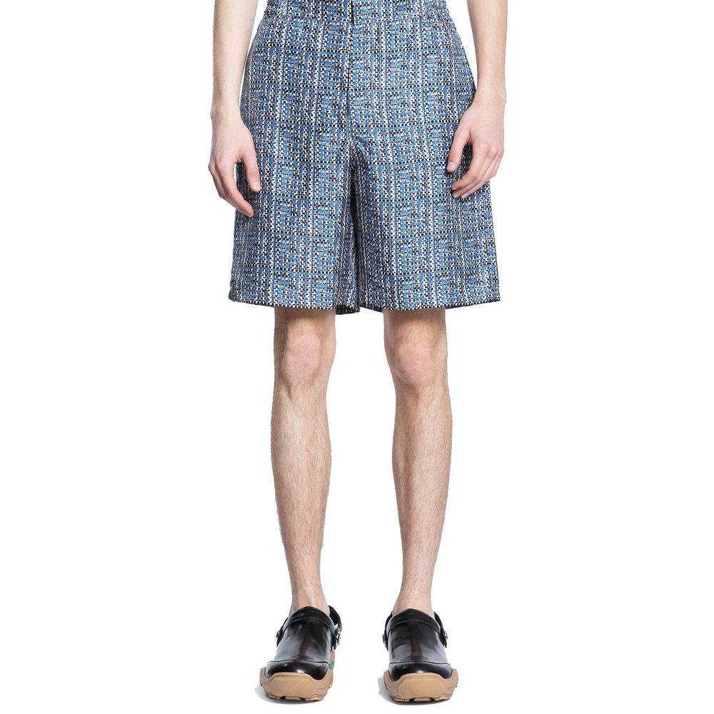 Fendi Printed Silk Shorts - Hilstor