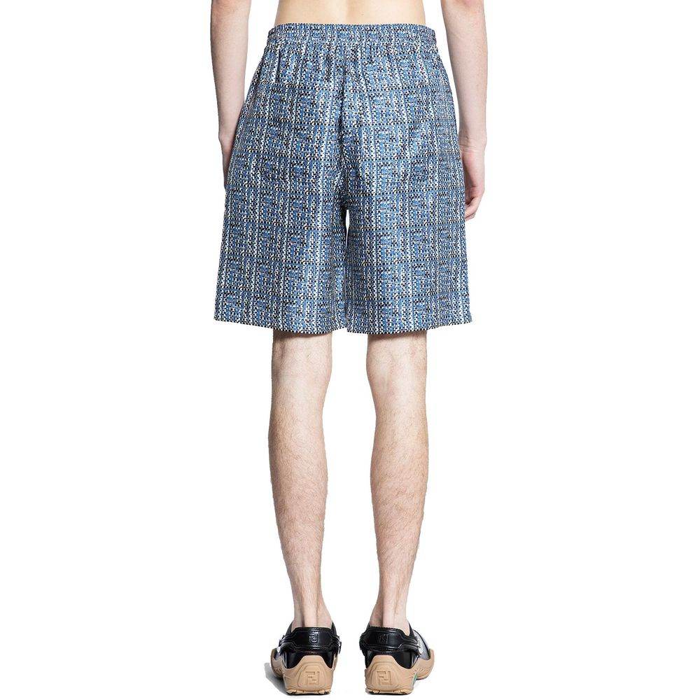 Fendi Printed Silk Shorts - Hilstor