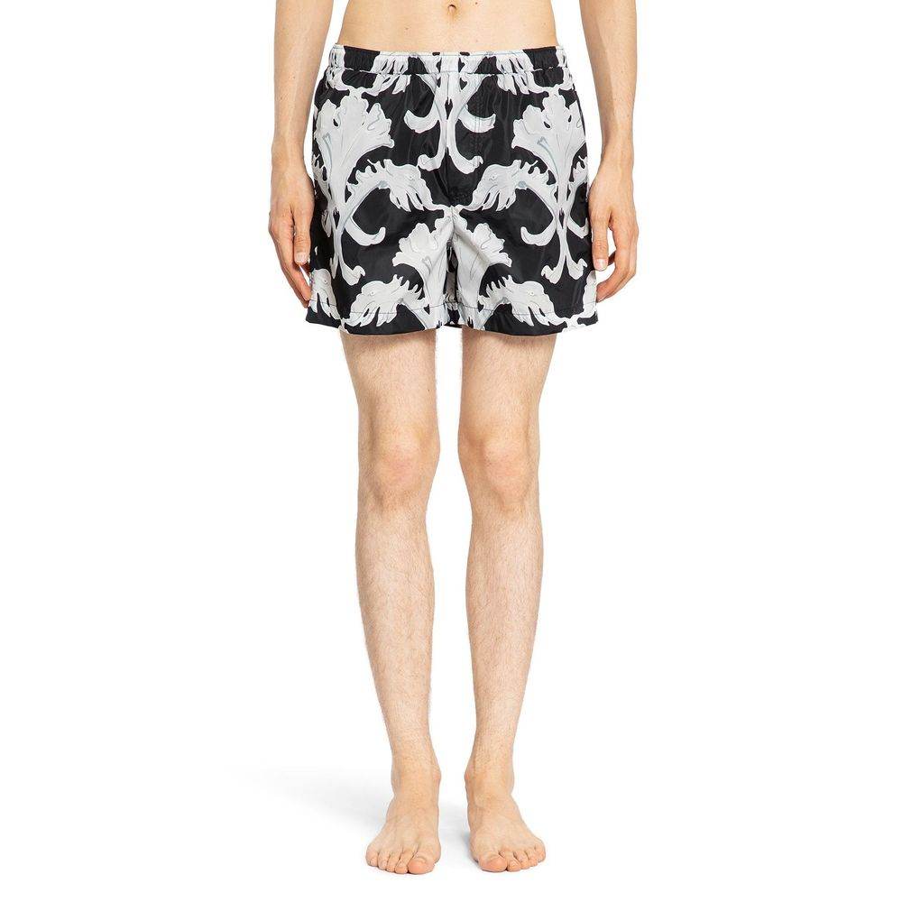 Valentino Metamorphos Wall-Print Swim Shorts - Hilstor