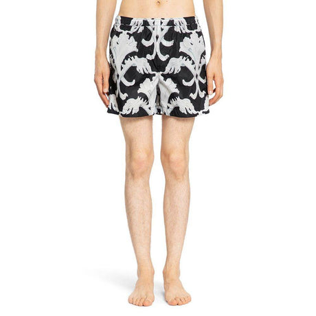Valentino Metamorphos Wall-Print Swim Shorts - Hilstor