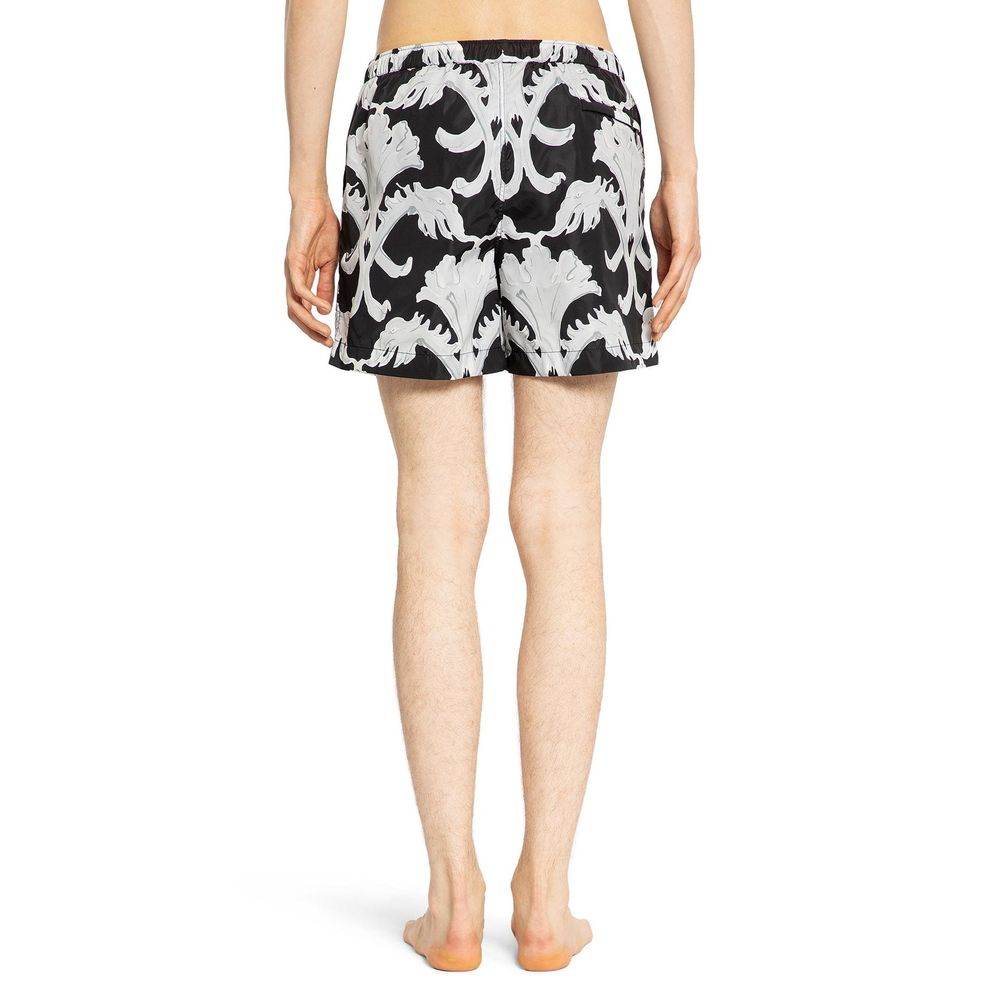 Valentino Metamorphos Wall-Print Swim Shorts - Hilstor