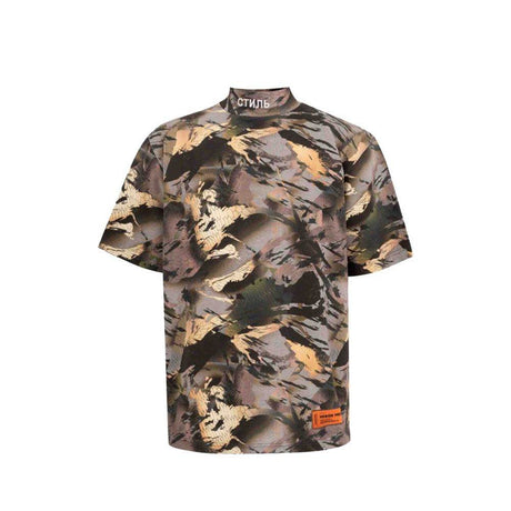 Heron Preston Camouflage Print T-shirt - Hilstor