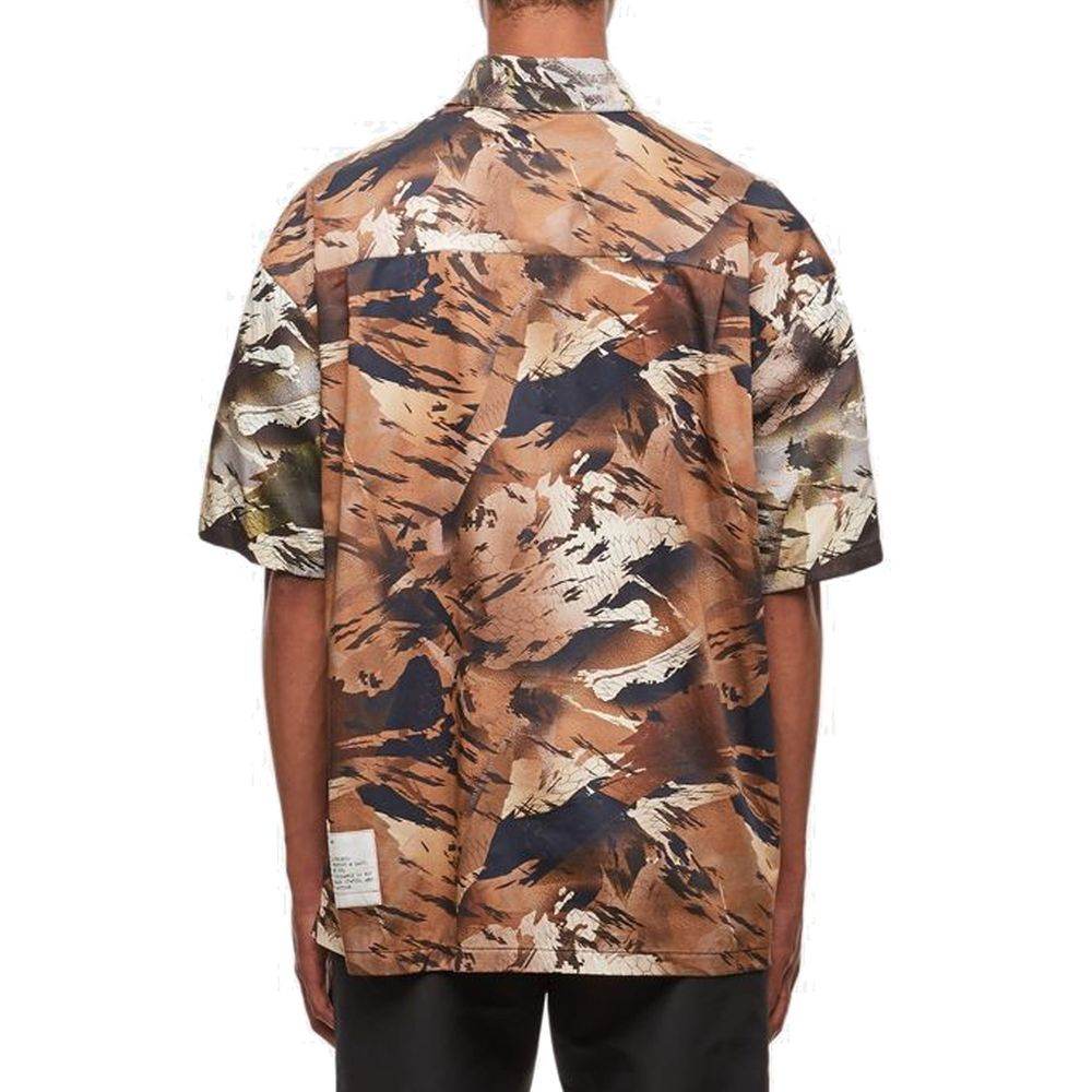 Heron Preston Camouflage Popline Shirt - Hilstor