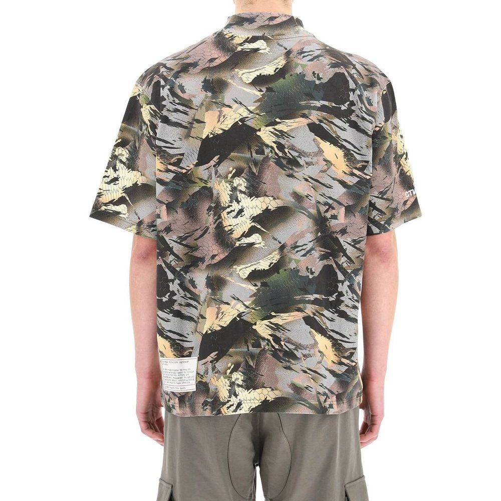 Heron Preston Camouflage Print T-shirt - Hilstor