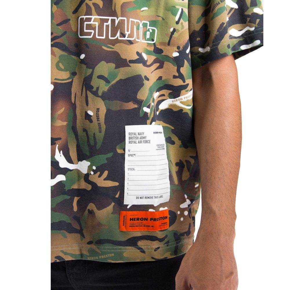 Heron Preston Camouflage T-shirt - Hilstor