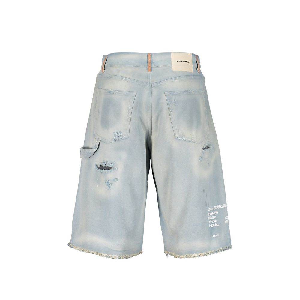 Heron Preston Denim Shorts - Hilstor