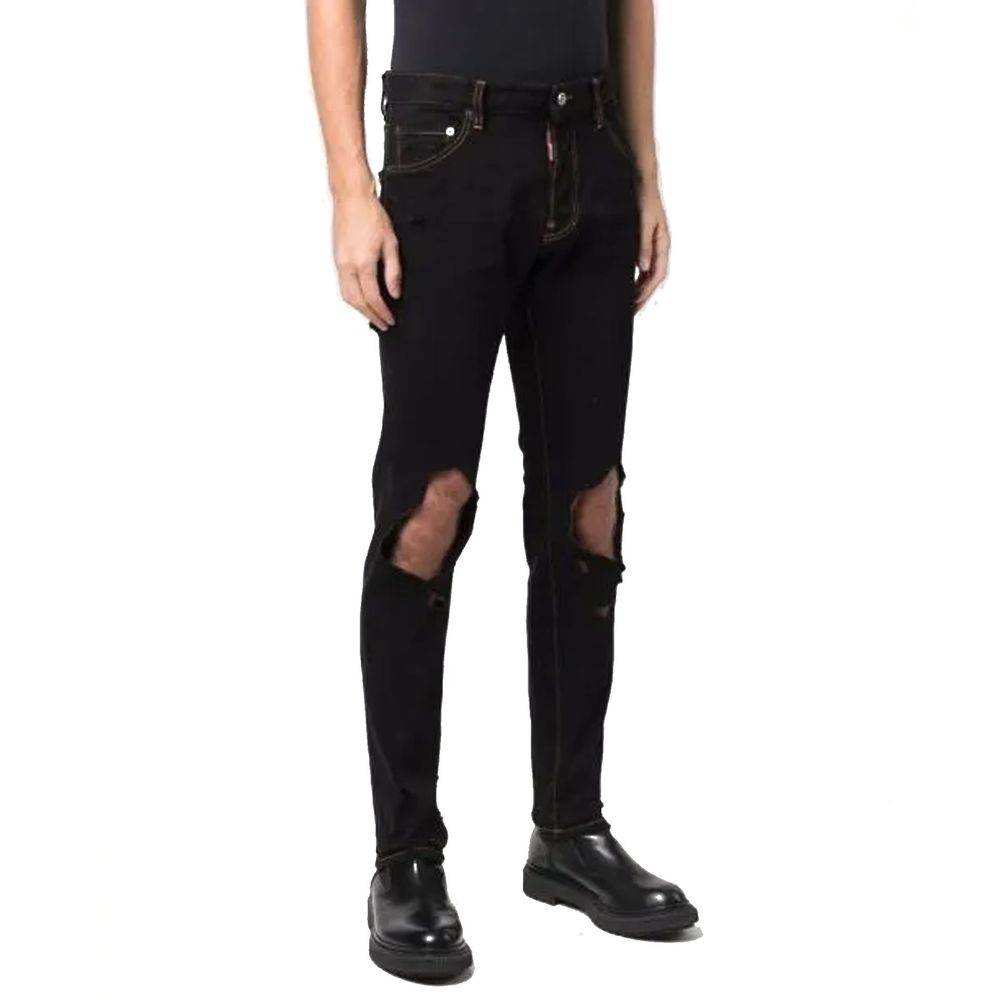 Dsquared² Cotton Denim Jeans - Hilstor