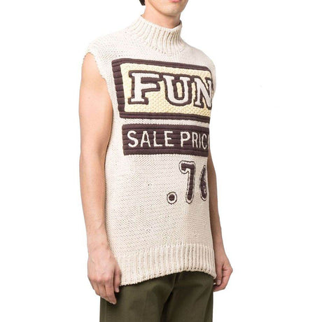Jil Sander Slogan Print Vest Pullover - Hilstor