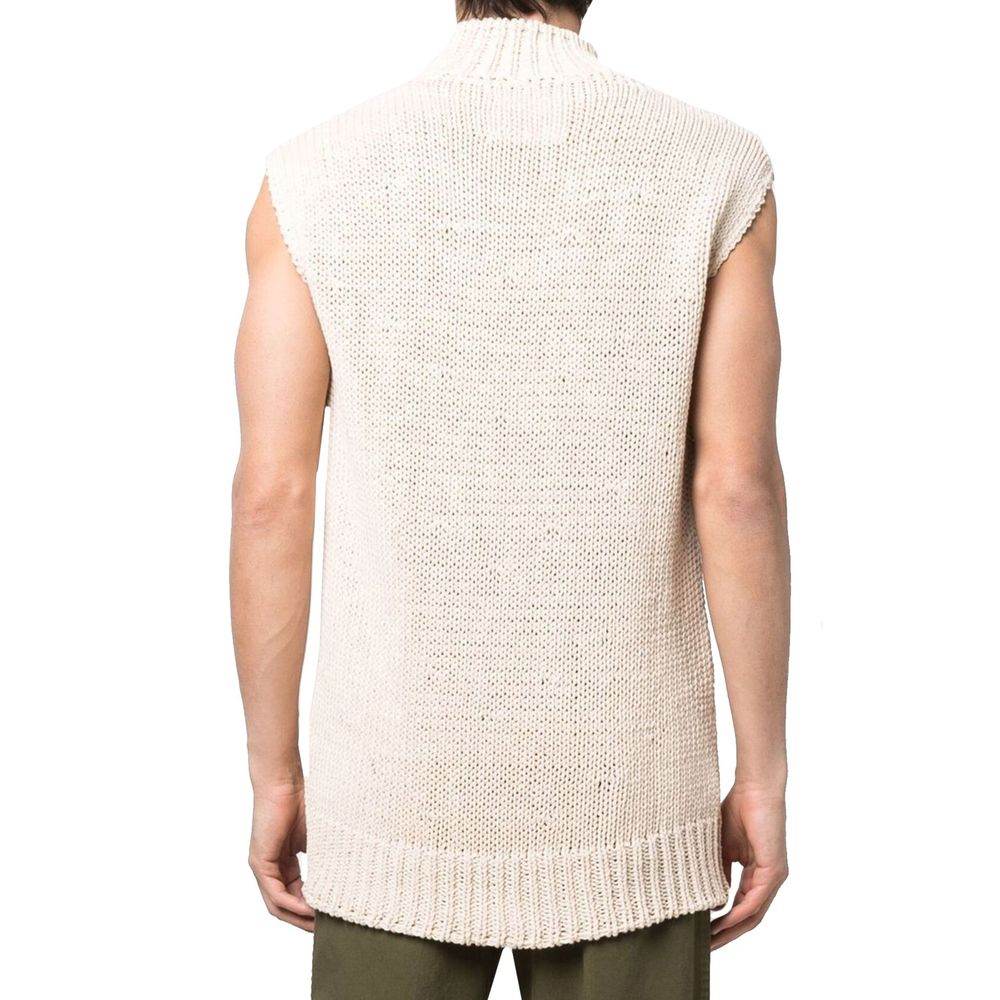 Jil Sander Slogan Print Vest Pullover - Hilstor