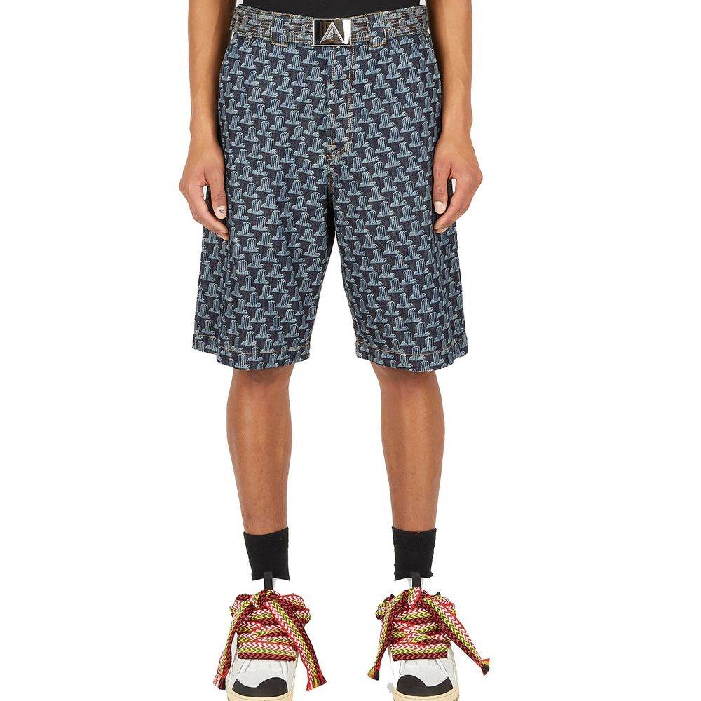 Lanvin Column Monogram Shorts - Hilstor