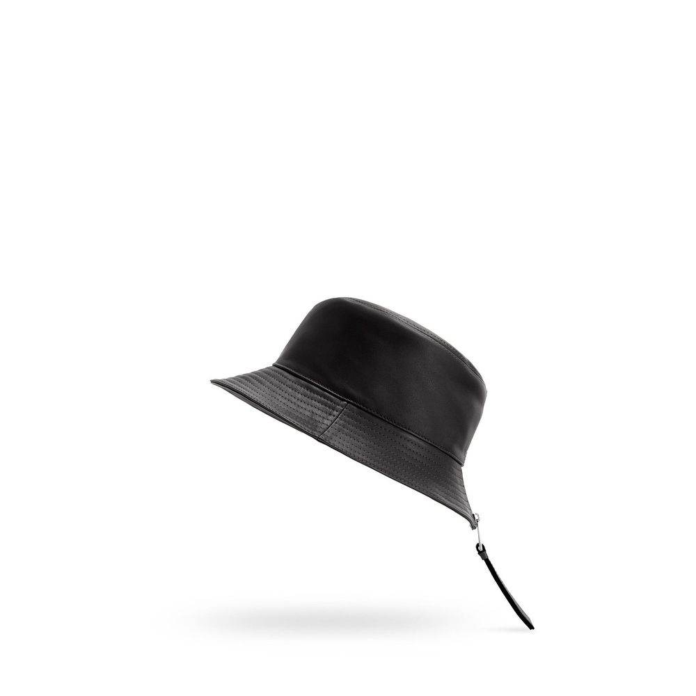 Loewe Leather Fisherman Hat - Hilstor