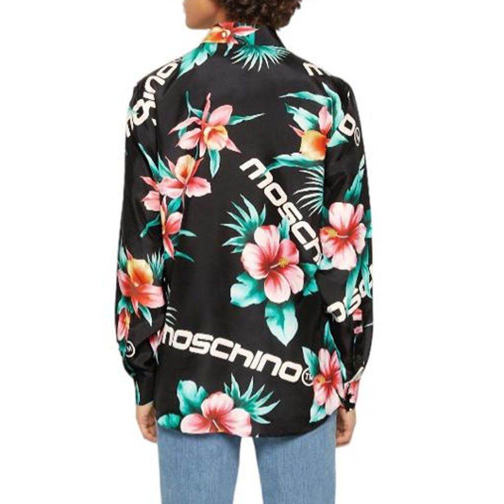 Moschino Couture Silk Printed Shirt - Hilstor