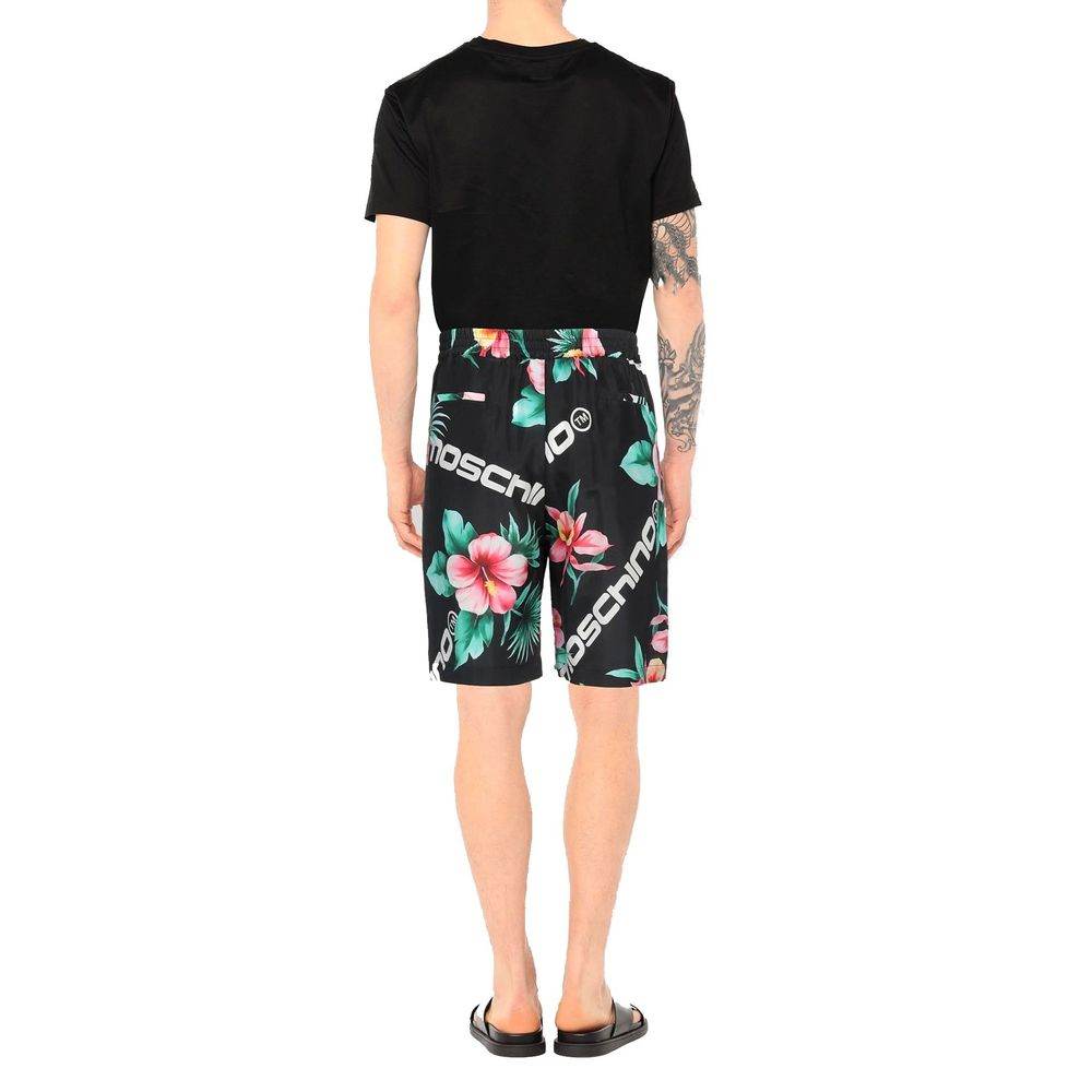 Moschino Couture Moschino Floral Print Silk Shorts - Hilstor
