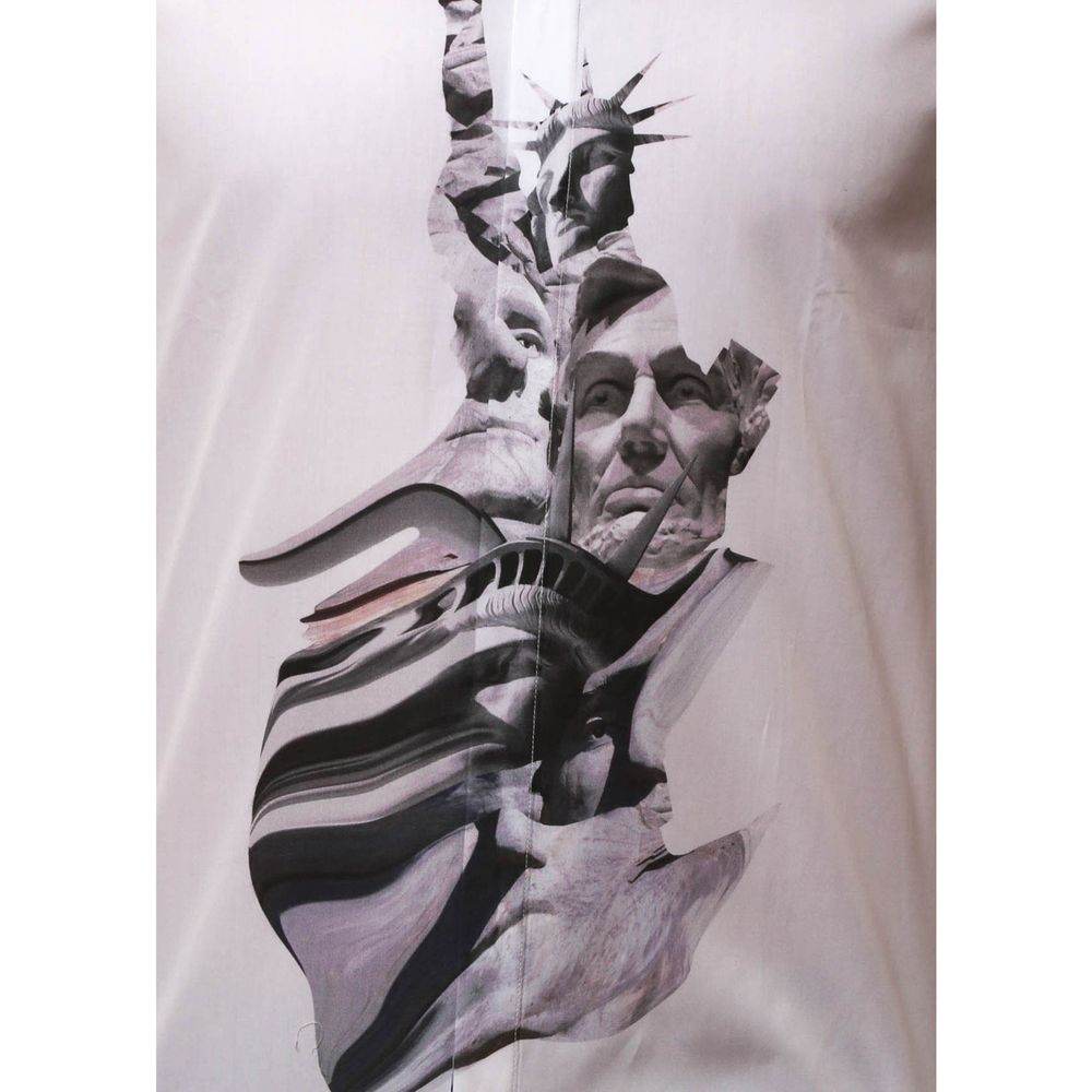 Neil Barrett State Of Liberty Cotton Shirt - Hilstor