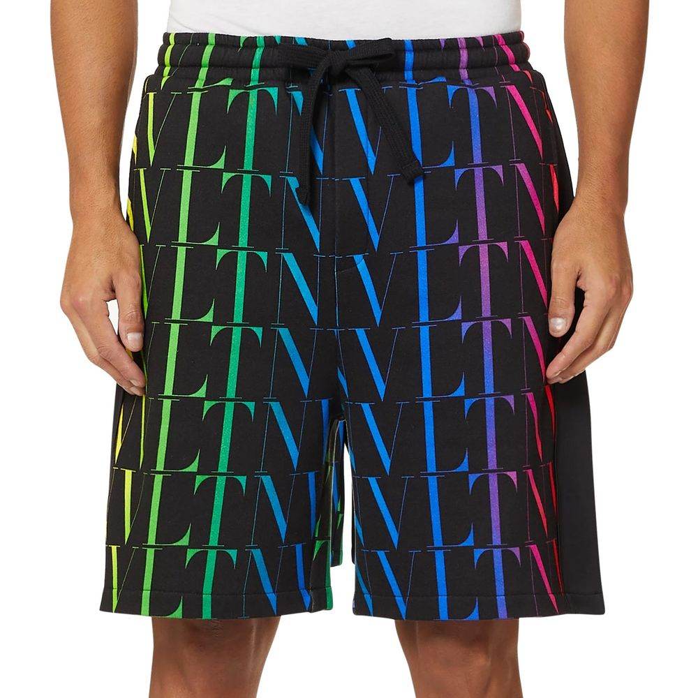 Valentino Garavani VLNT Jersey Bermuda Shorts - Hilstor