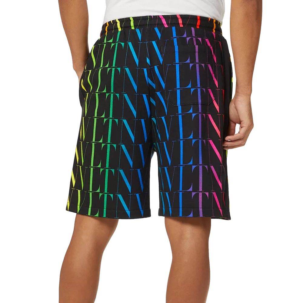 Valentino Garavani VLNT Jersey Bermuda Shorts - Hilstor