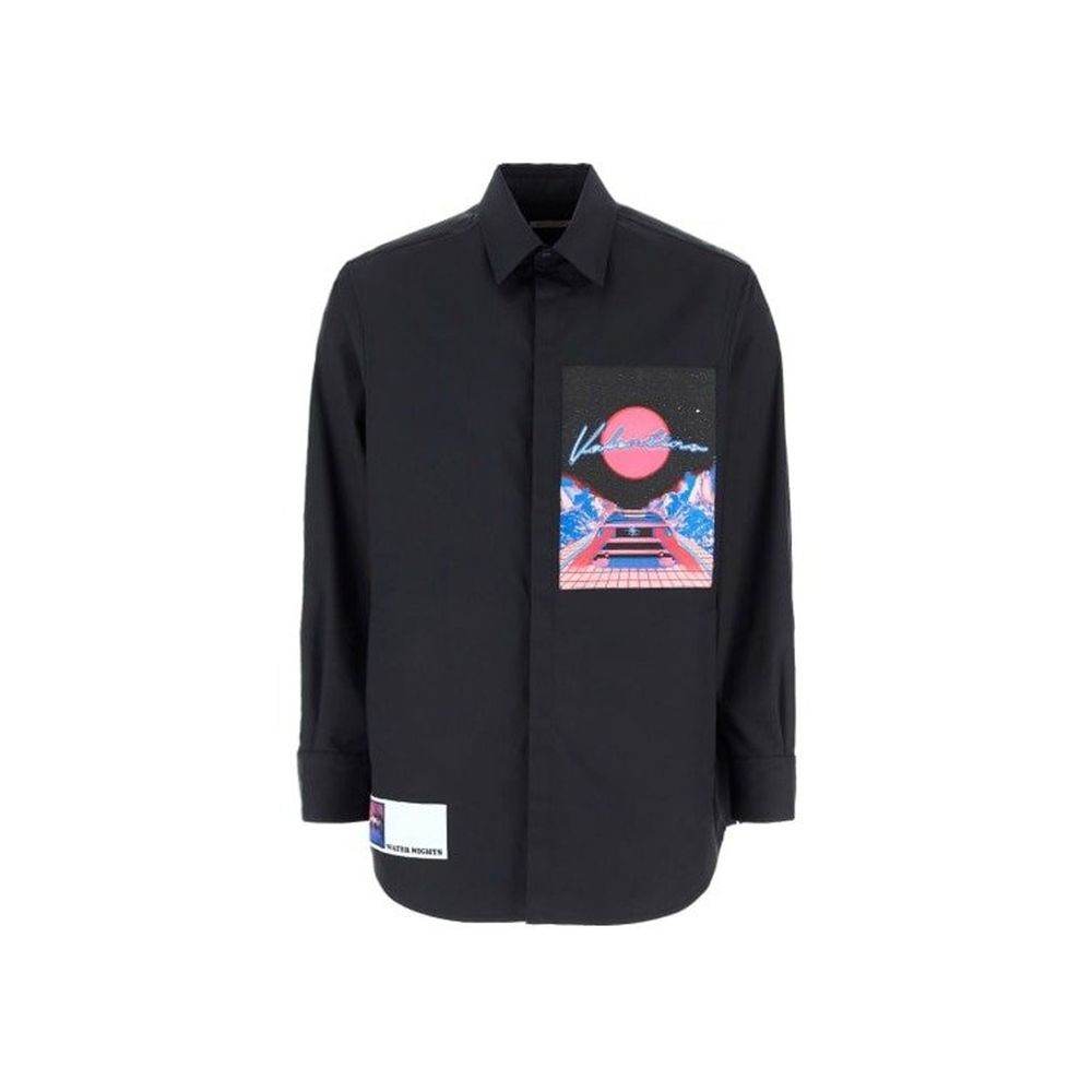 Valentino Logo Patch Shirt - Hilstor