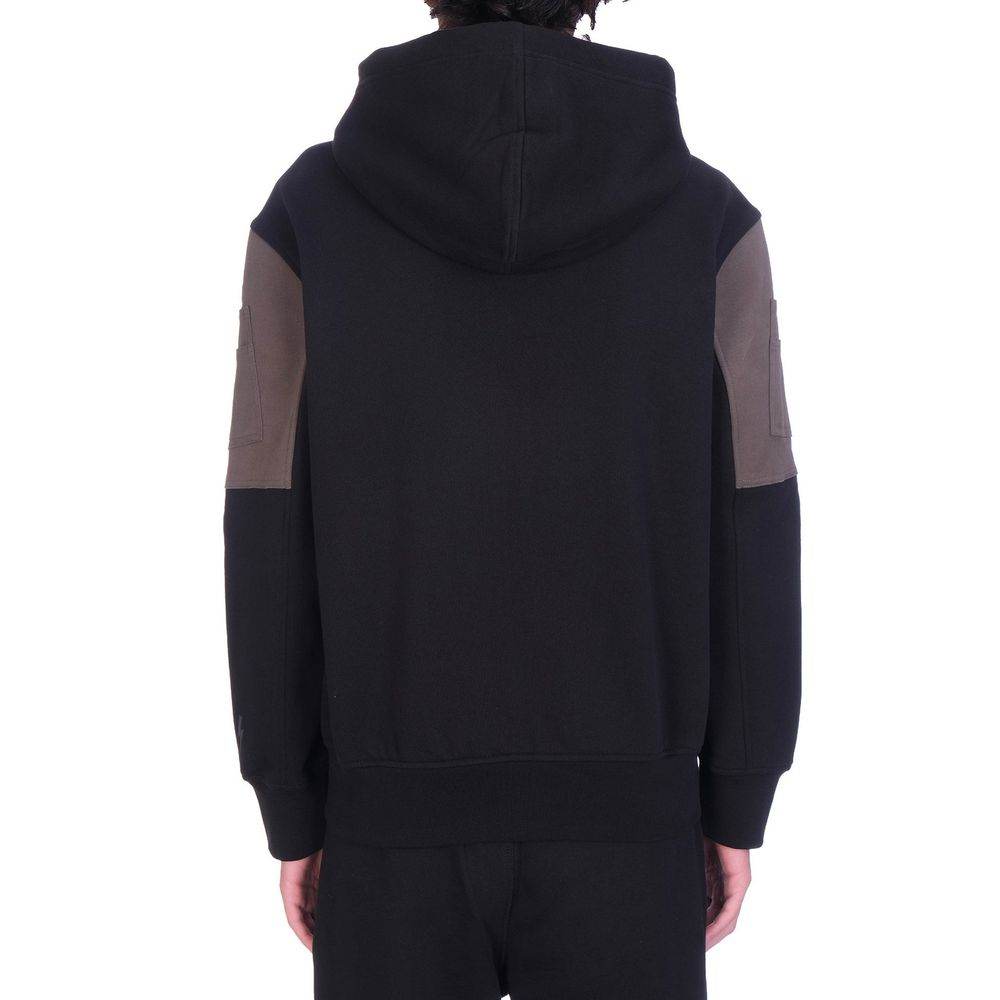 Neil Barrett Cotton Logo Hooded Sweatshirt - Hilstor