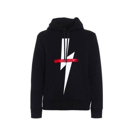 Neil Barrett Logo Hooded Sweatshirt - Hilstor