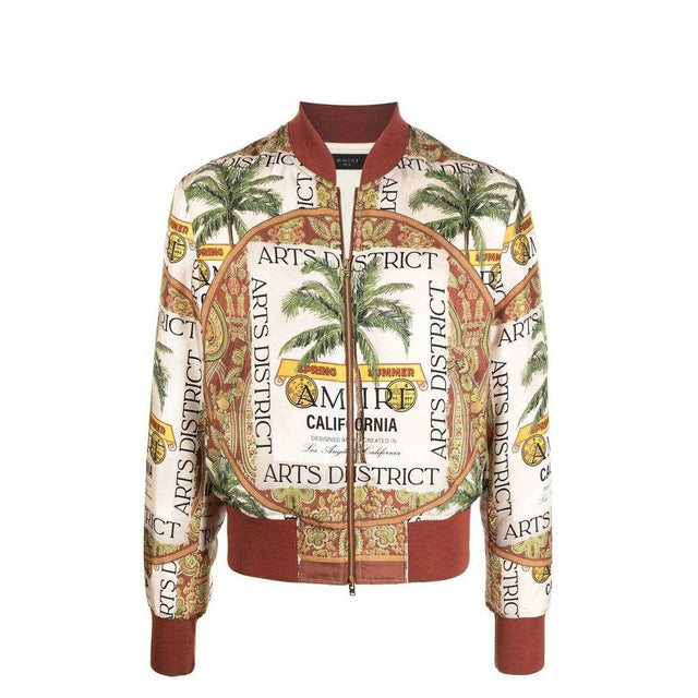 Amiri Printed Silk Jacket - Hilstor