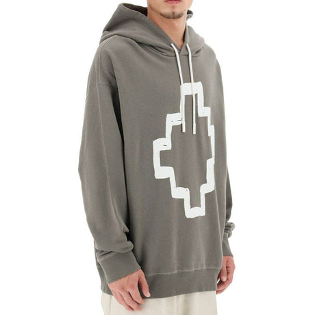 Marcelo Burlon Oversize Hooded Sweatshirt - Hilstor