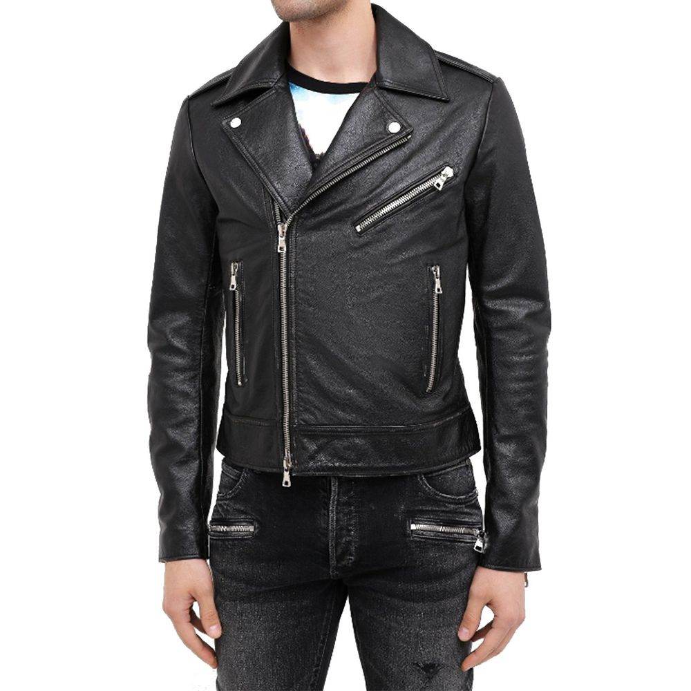 Balmain Leather Jacket - Hilstor