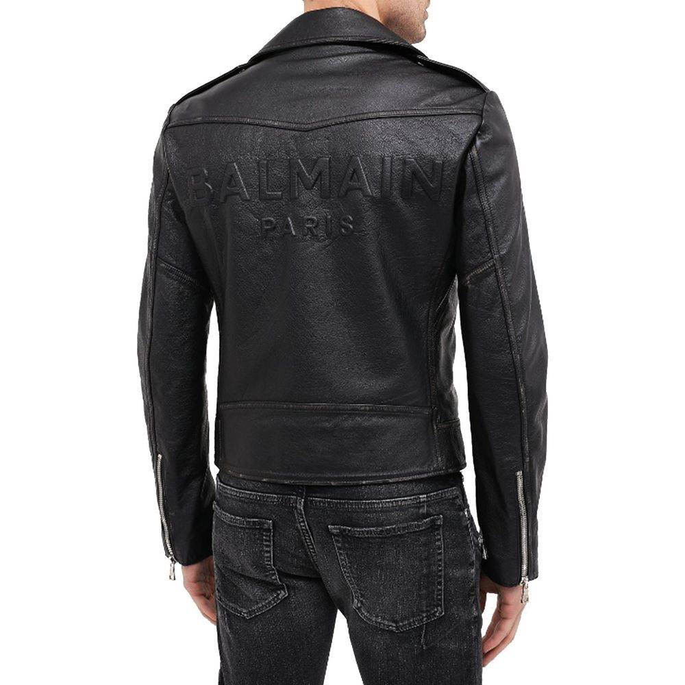 Balmain Leather Jacket - Hilstor