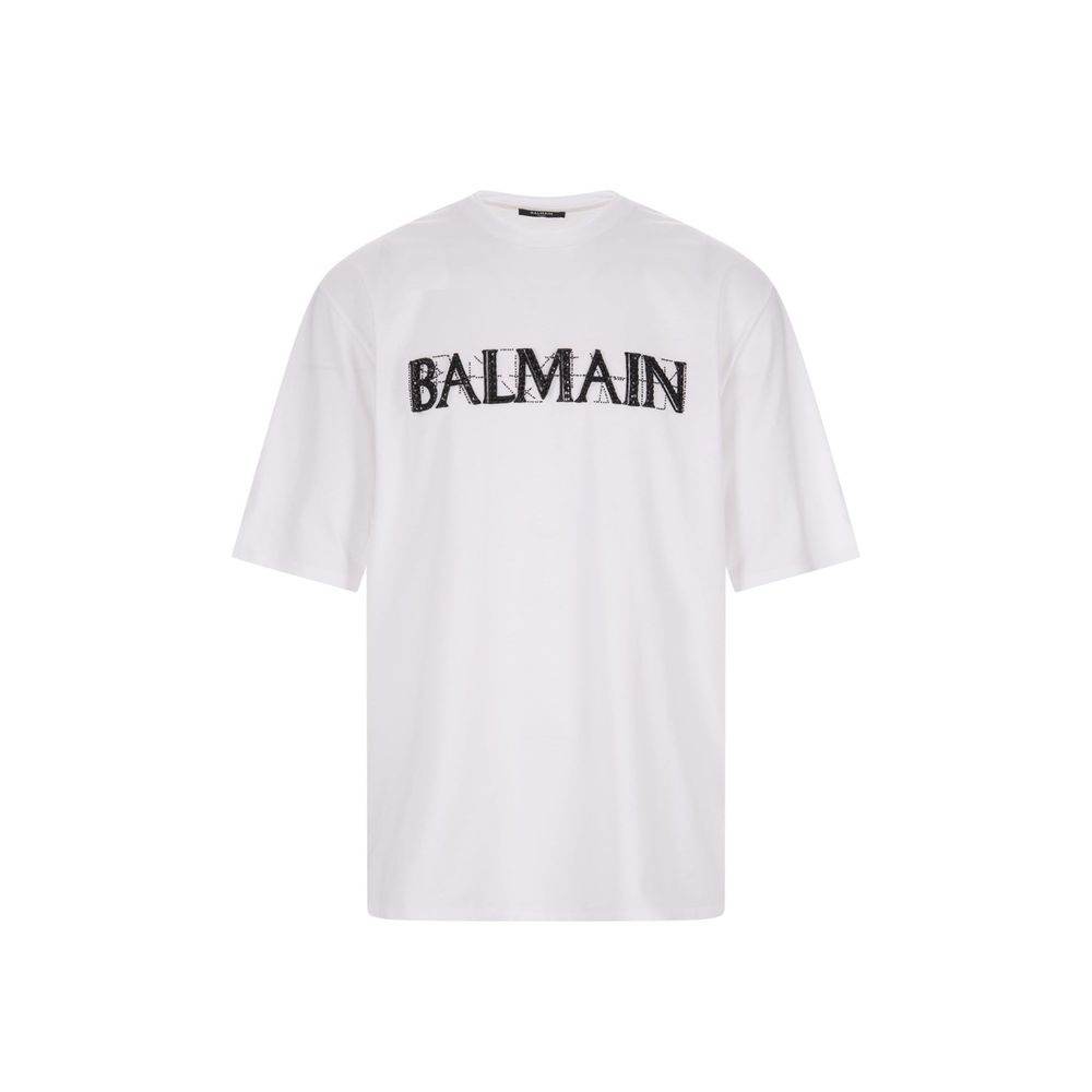 Balmain Oversize Cotton T-Shirt - Hilstor