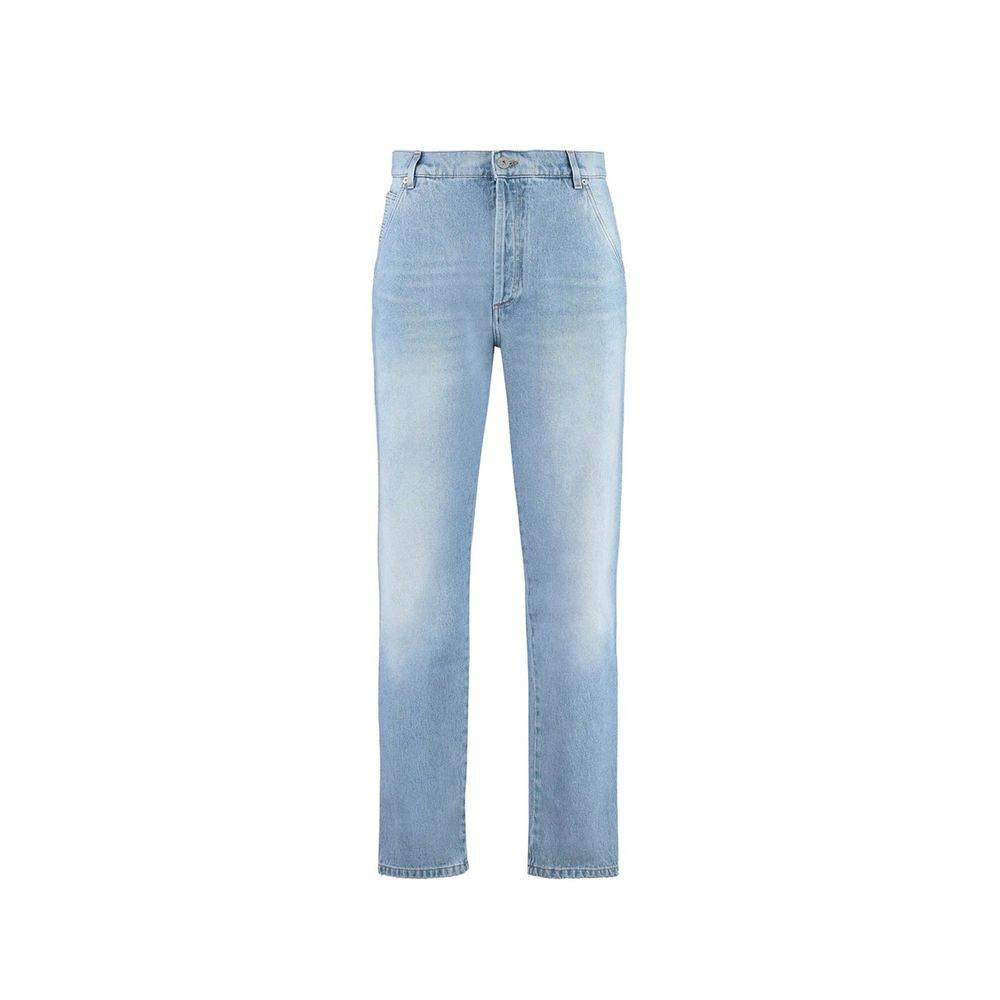 Balmain Cropped Straight Jeans - Hilstor
