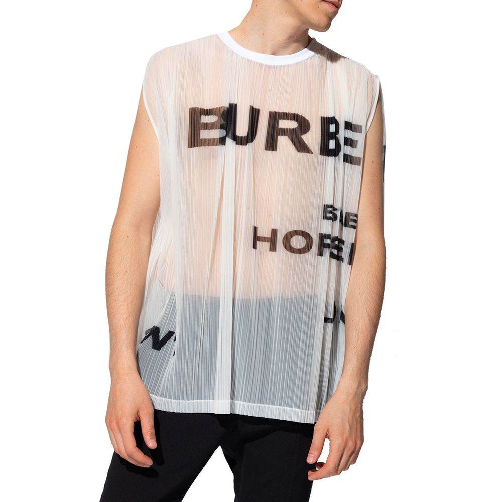 Burberry Horseferry Print Mesh Tank Top - Hilstor