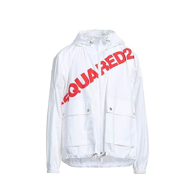 Dsquared² Logo Hooded Windbreaker - Hilstor