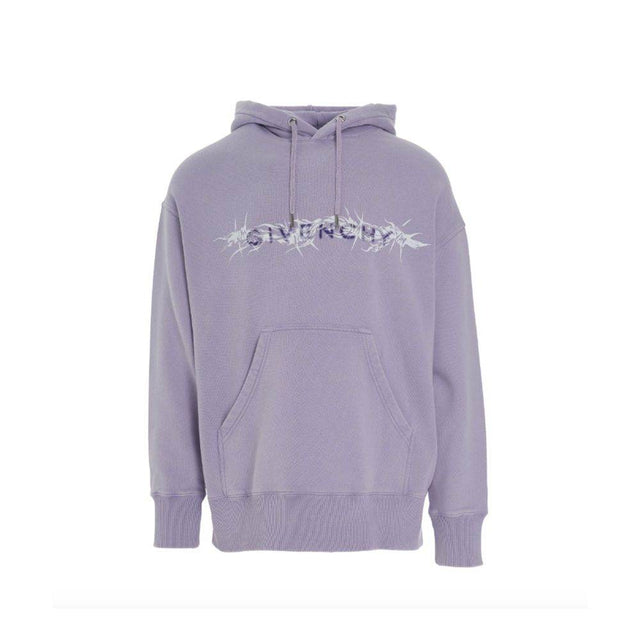 Givenchy Logo Hooded Sweatshirt - Hilstor