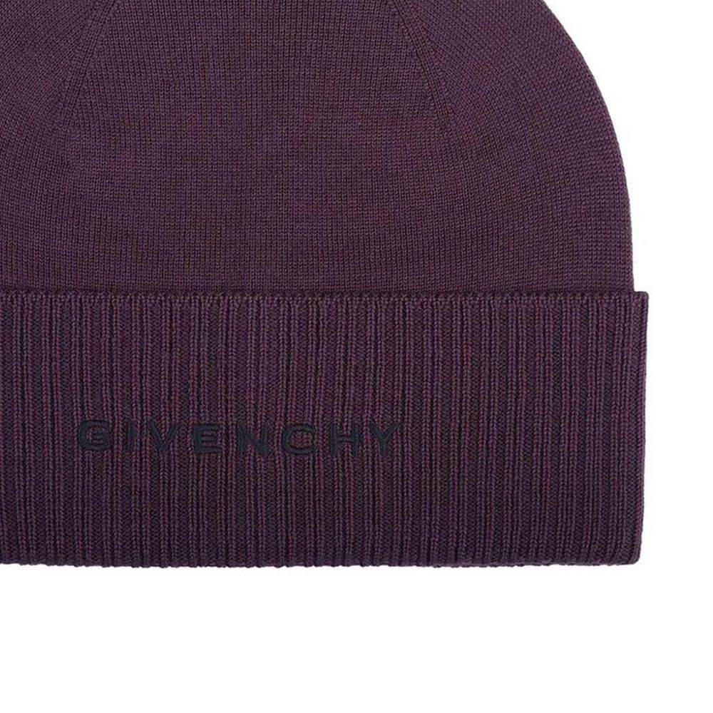 Givenchy Wool Logo Hat - Hilstor