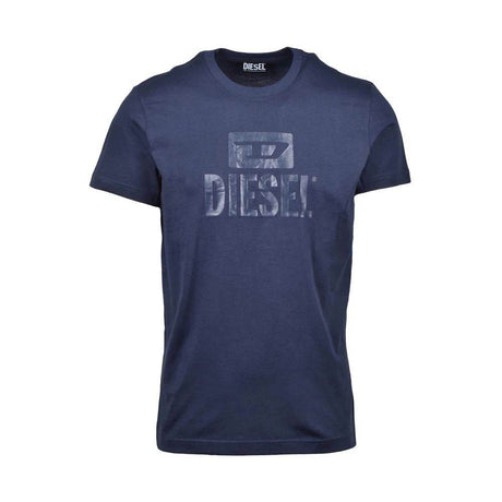 Diesel Blue Cotton T-Shirt - Hilstor