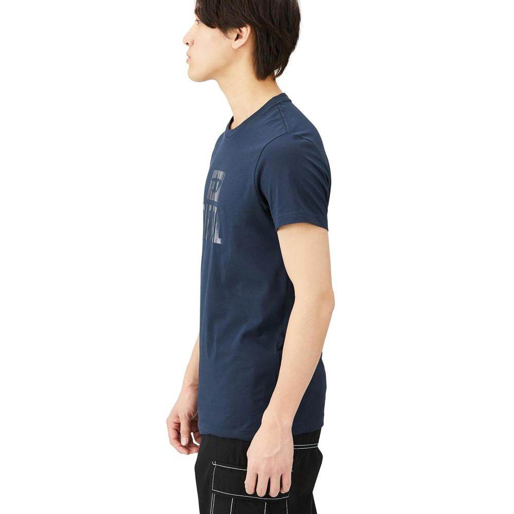 Diesel Blue Cotton T-Shirt - Hilstor