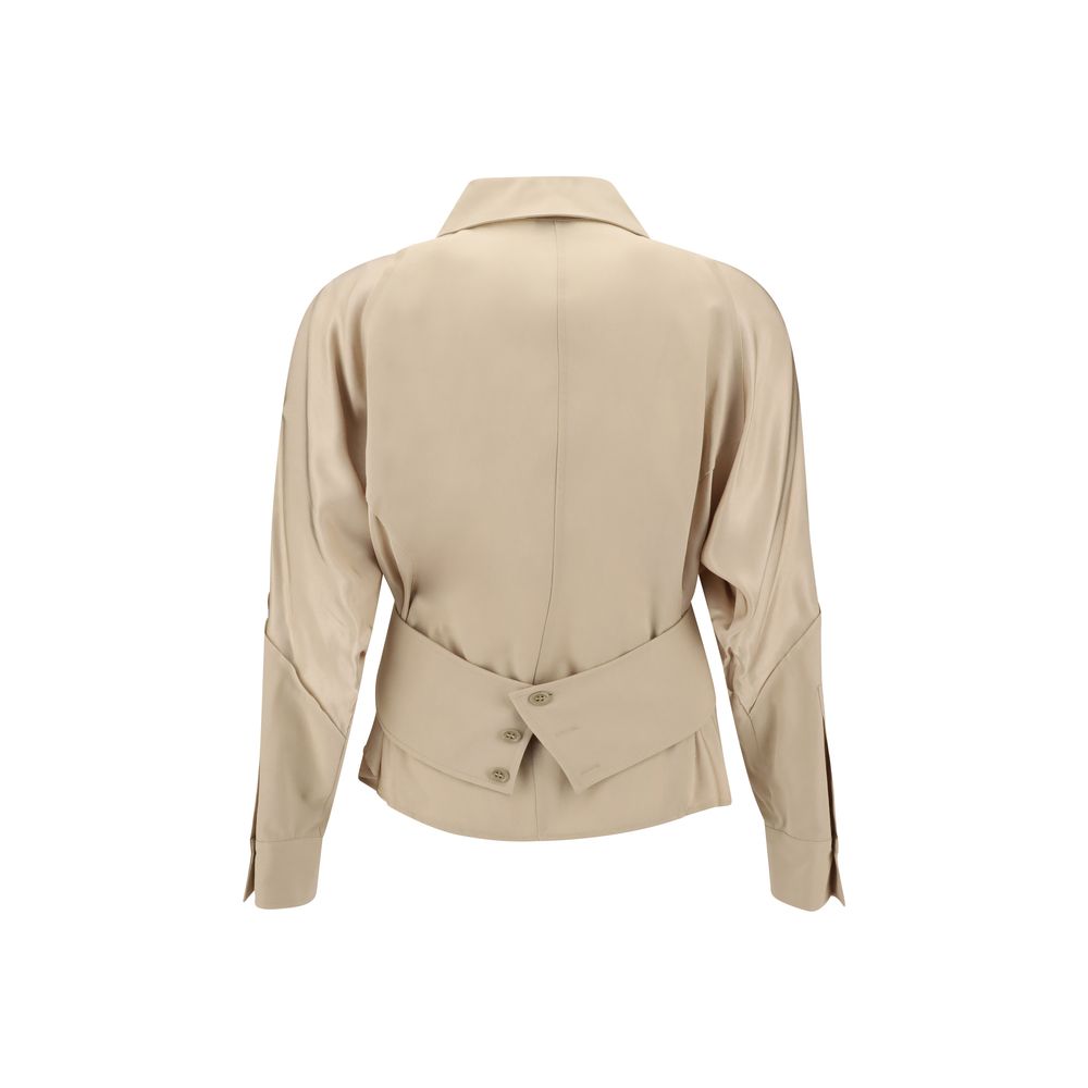 PINKO Belted habotai Shirt