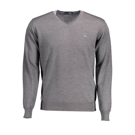Harmont & Blaine Gray Wool Sweater - Hilstor