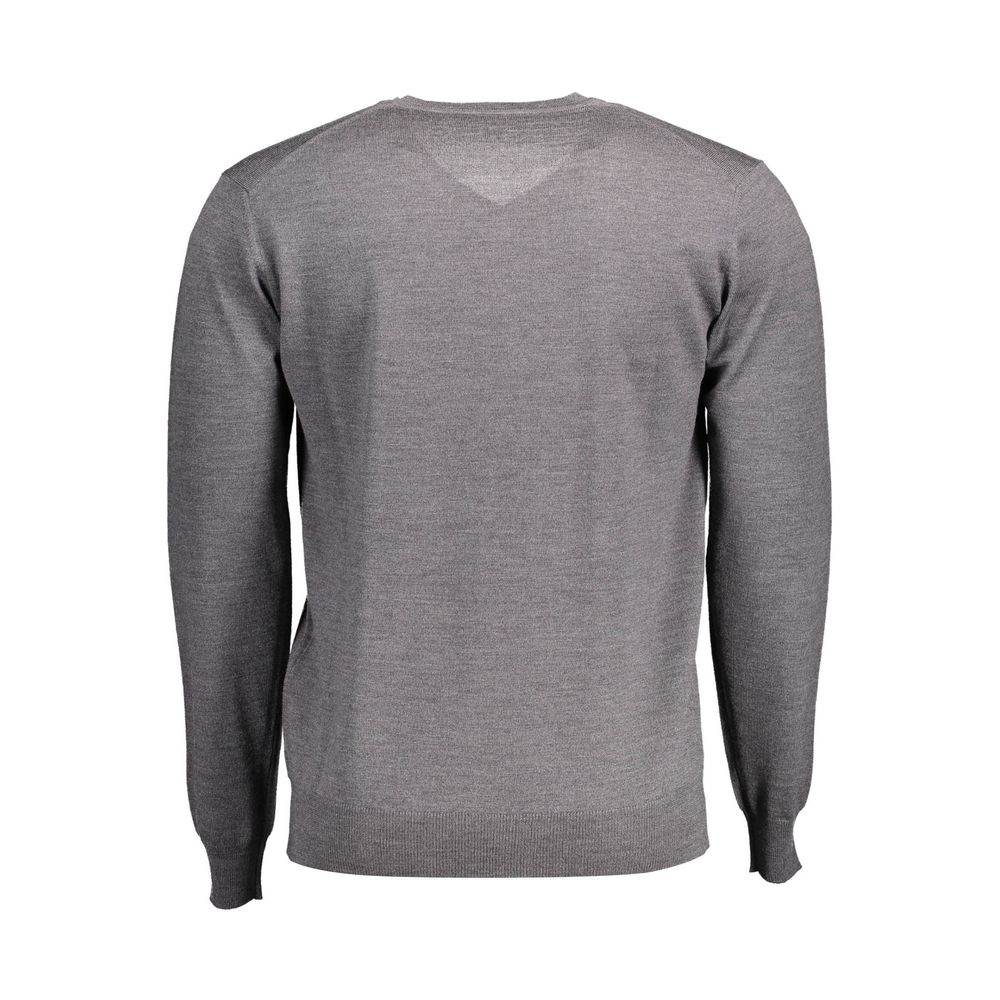 Harmont & Blaine Gray Wool Sweater - Hilstor